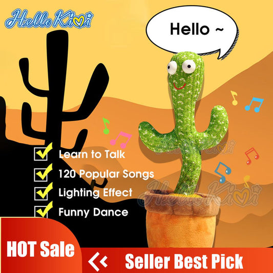 Dancing Cactus Toy with 120 Songs|Talking | Listening
